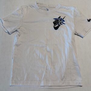 3 Brands Boys Medium 10-12 White Tee Classic Short Sleeve T-Shirt Casual